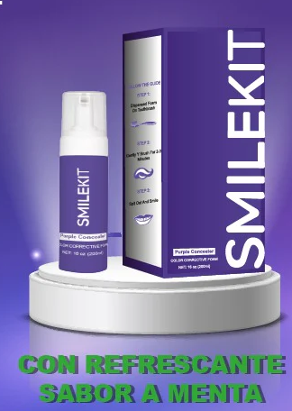 Smilekit espuma morada blanqueadora