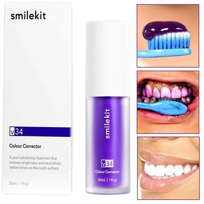 Smilekit espuma morada blanqueadora